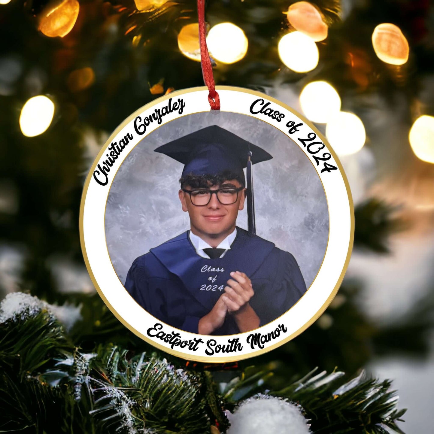 Graduation Ornament, Graduation Gift, Graduation Keepsake, Graduation Gift for Him, Her, Personalized Graduation, Class of 2024, Funny Grad