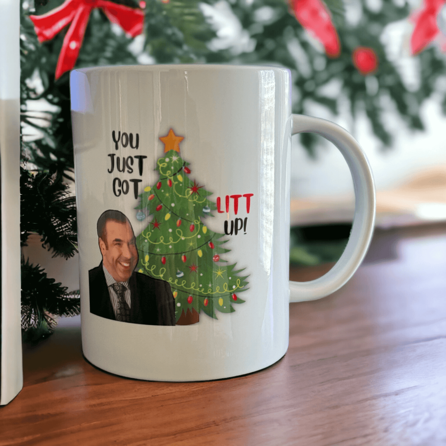 You Just Got Litt Up! Coffee Mug - Bold and Humorous Suits Mug