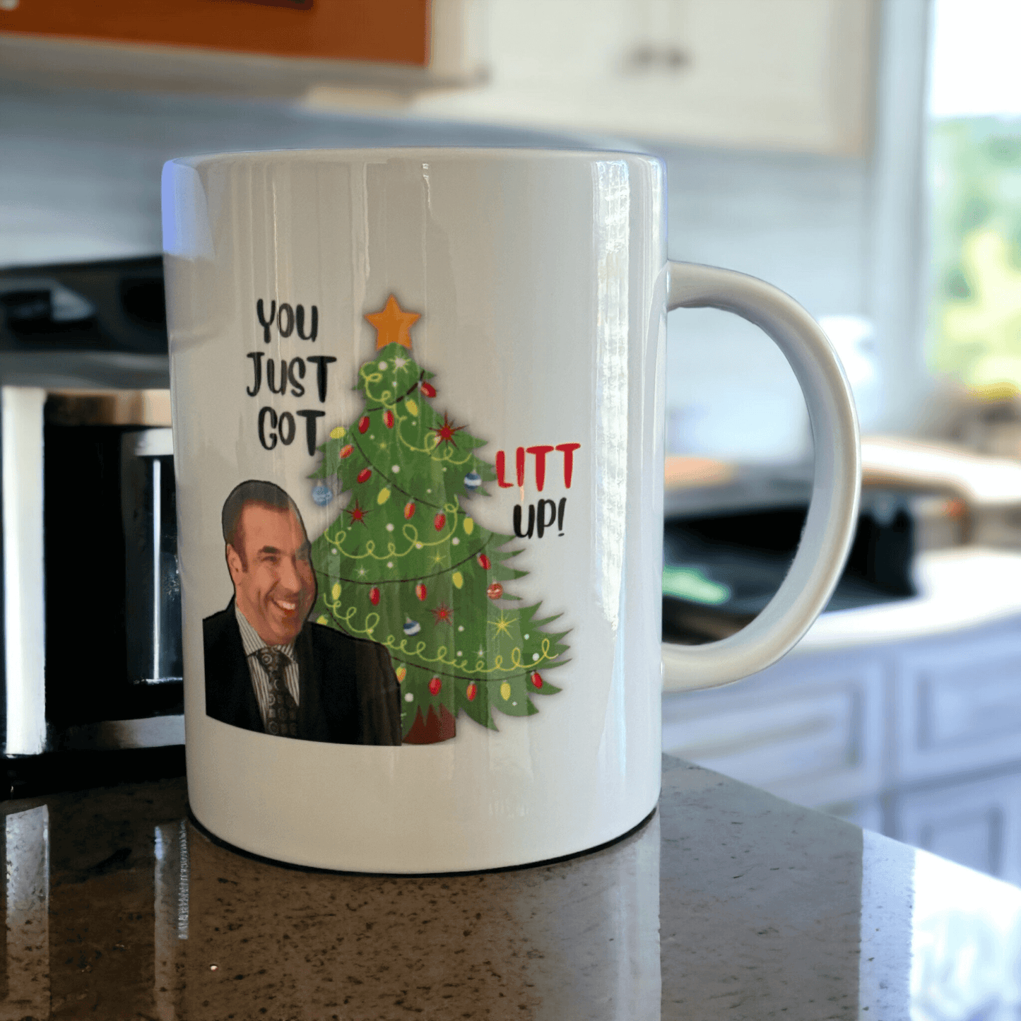 You Just Got Litt Up! Coffee Mug - Bold and Humorous Suits Mug