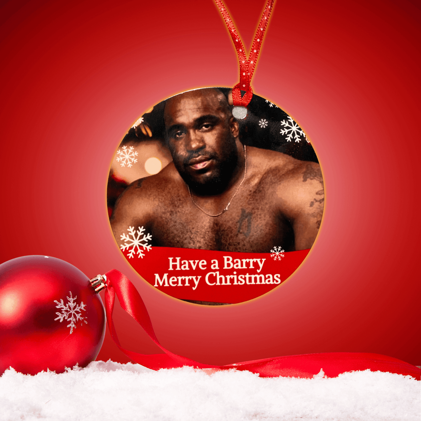 Barry Wood Christmas Ornament
