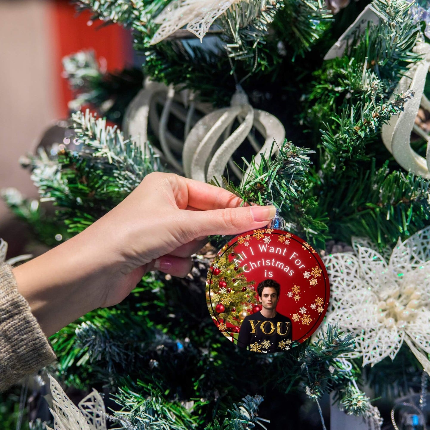 YOU Joe Goldberg Christmas Ornament All I Want Is You 5