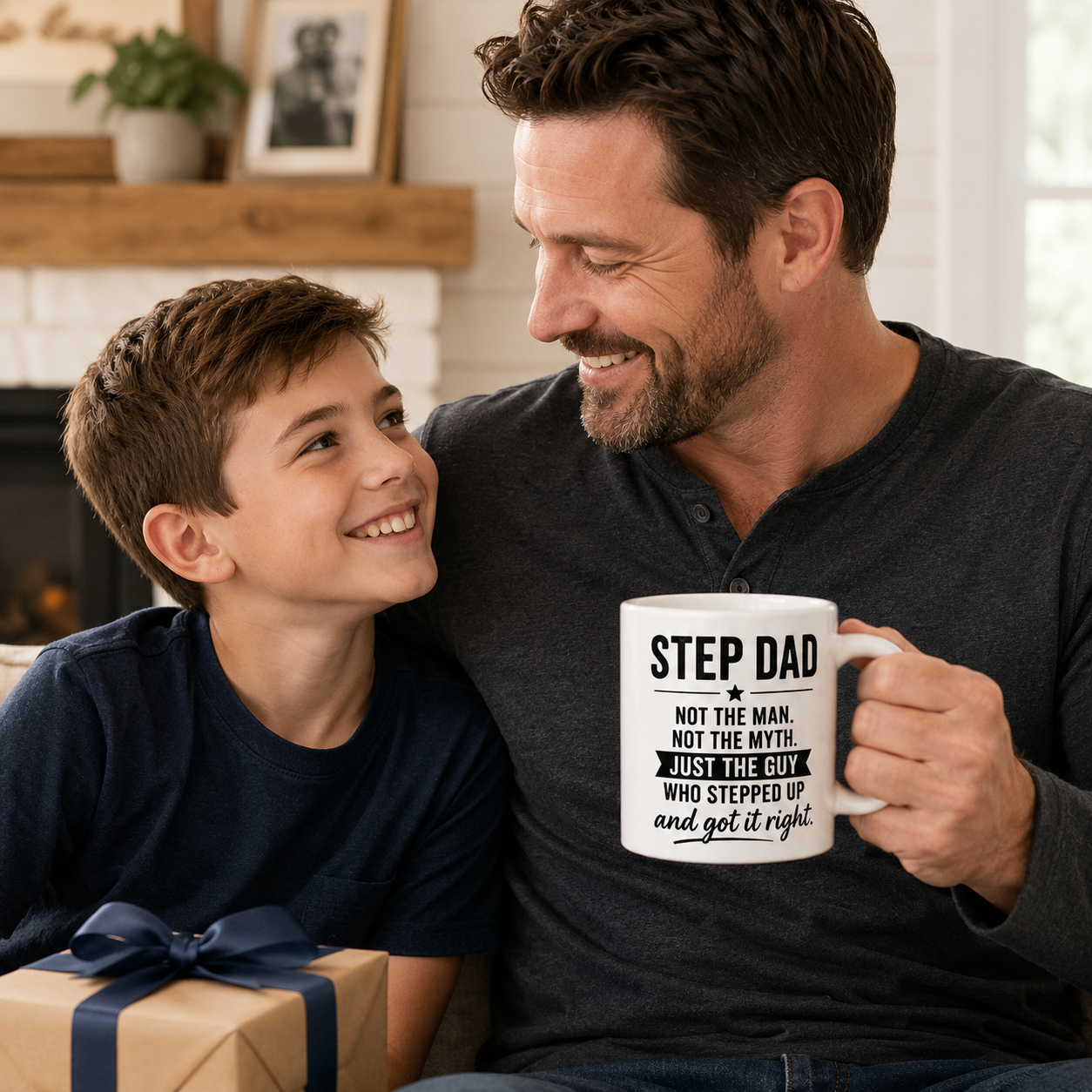 Step Dad Mug – Not the Man Not the Myth Father’s Day Gift for Stepdad