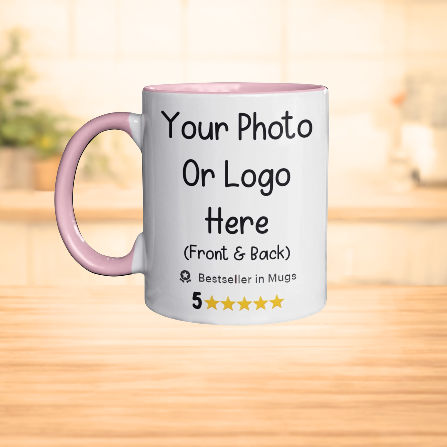 Custom Photo & Logo Coffee Mug | Personalized Gift