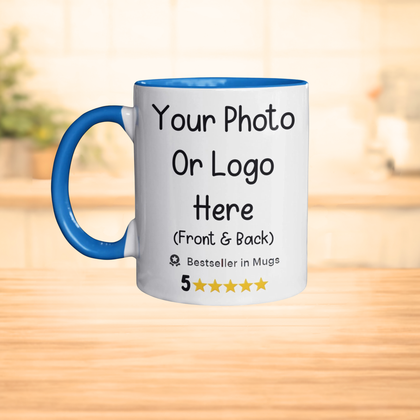 Custom Photo & Logo Coffee Mug | Personalized Gift