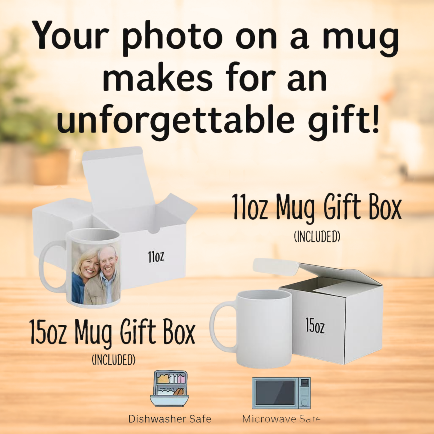Custom Photo & Logo Coffee Mug | Personalized Gift