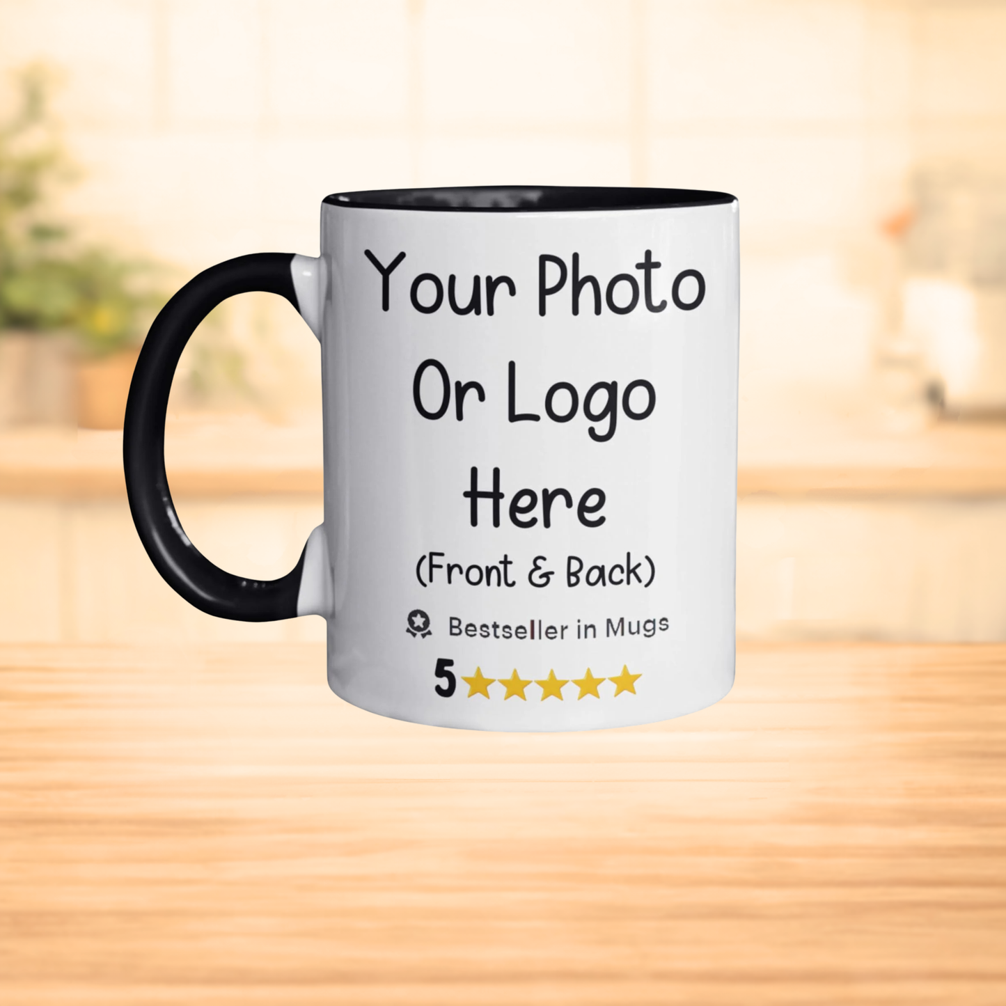 Custom Photo & Logo Coffee Mug | Personalized Gift