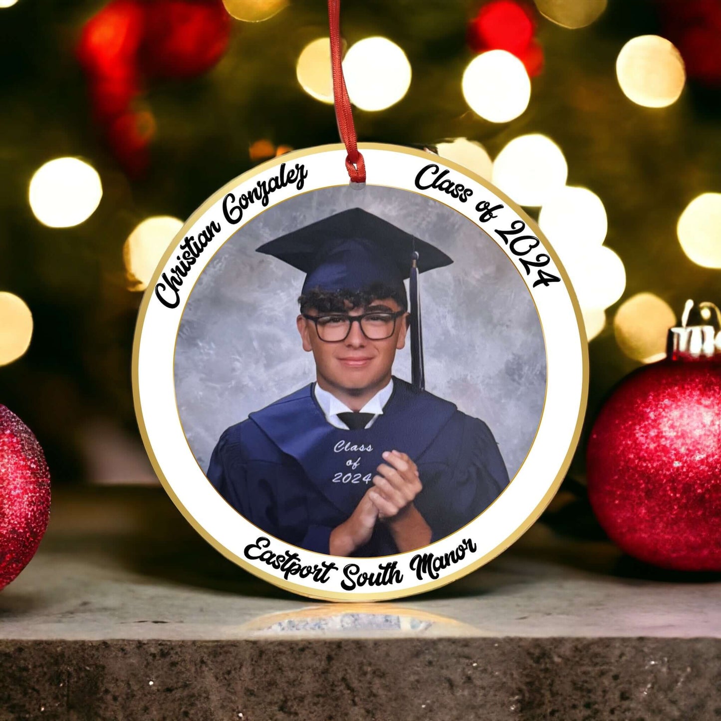 Graduation Ornament, Graduation Gift, Graduation Keepsake, Graduation Gift for Him, Her, Personalized Graduation, Class of 2024, Funny Grad
