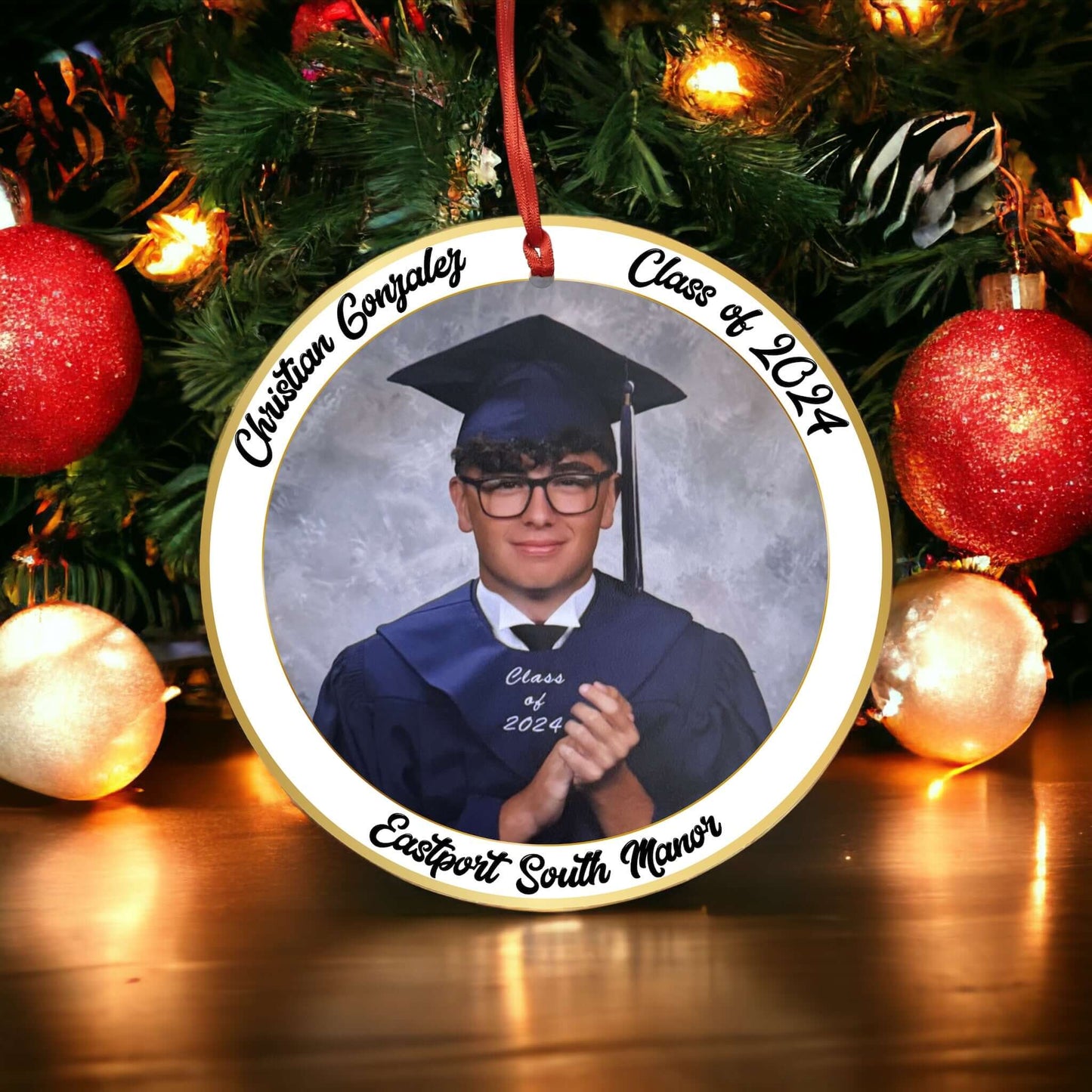Graduation Ornament, Graduation Gift, Graduation Keepsake, Graduation Gift for Him, Her, Personalized Graduation, Class of 2024, Funny Grad