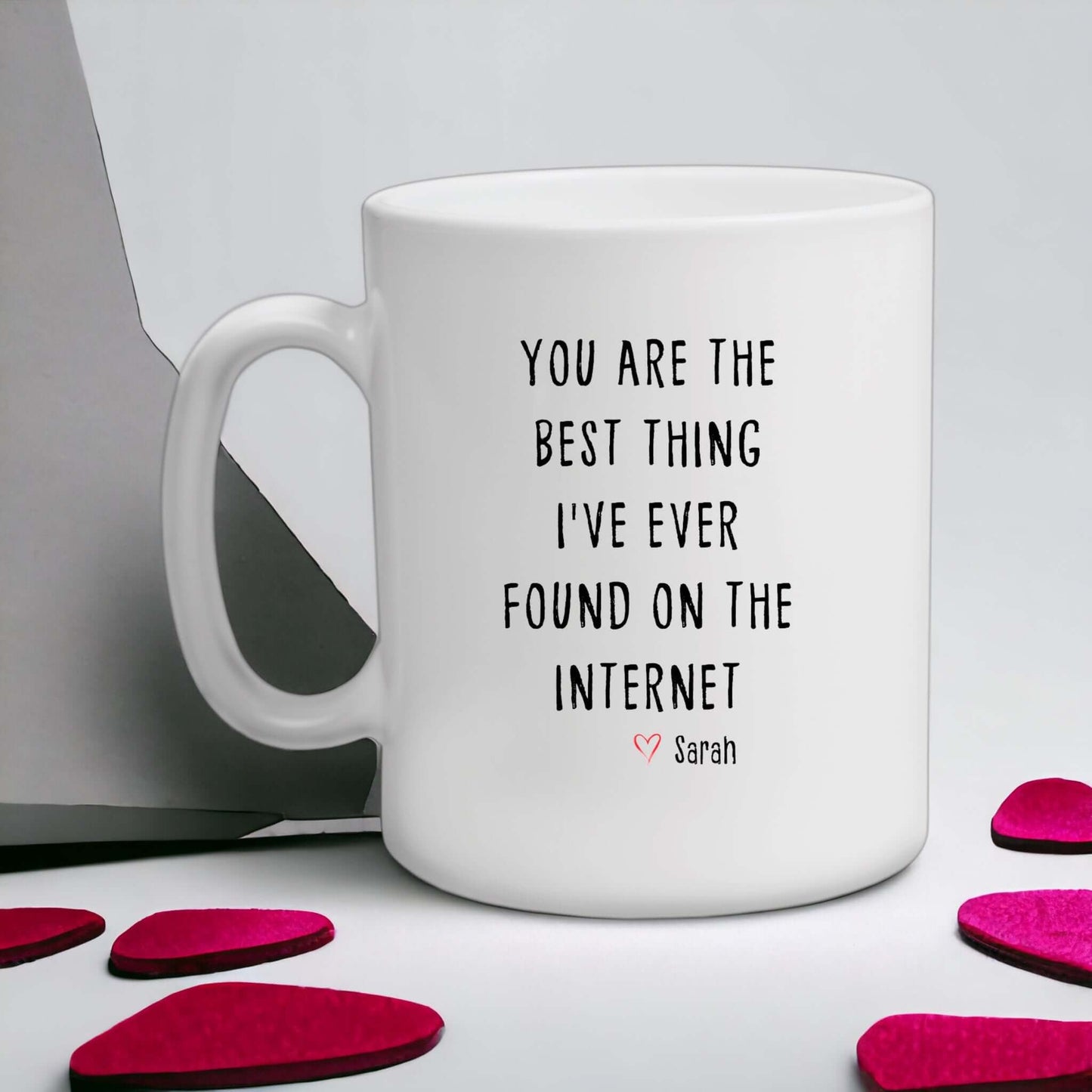 Personalized You Are the Best Thing I Ever Found On The Internet Coffee Mug