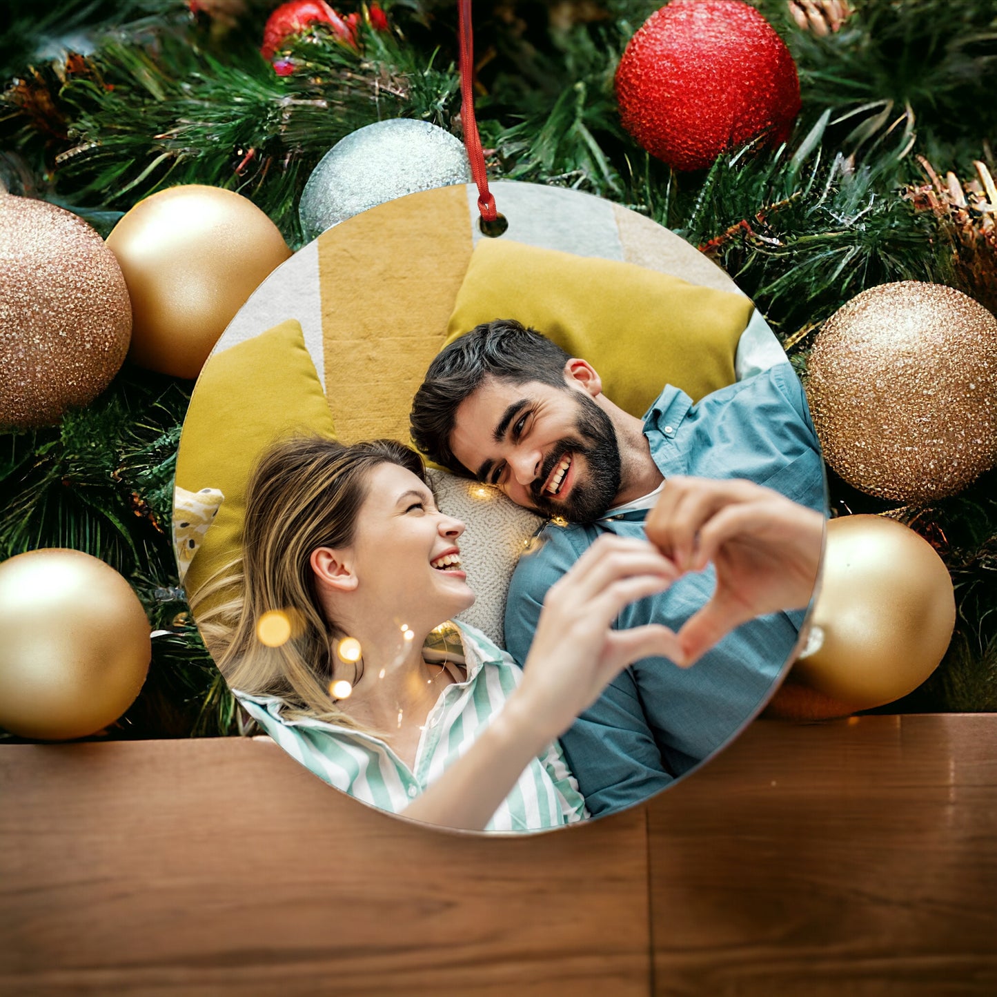 Put Any Photo On A Christmas Ornament - Personalized Christmas Ornament - Custom Ornament - Holiday Ornament - Family Photo - Couple Ornament