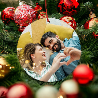 Put Any Photo On A Christmas Ornament - Personalized Christmas Ornament - Custom Ornament - Holiday Ornament - Family Photo - Couple Ornament