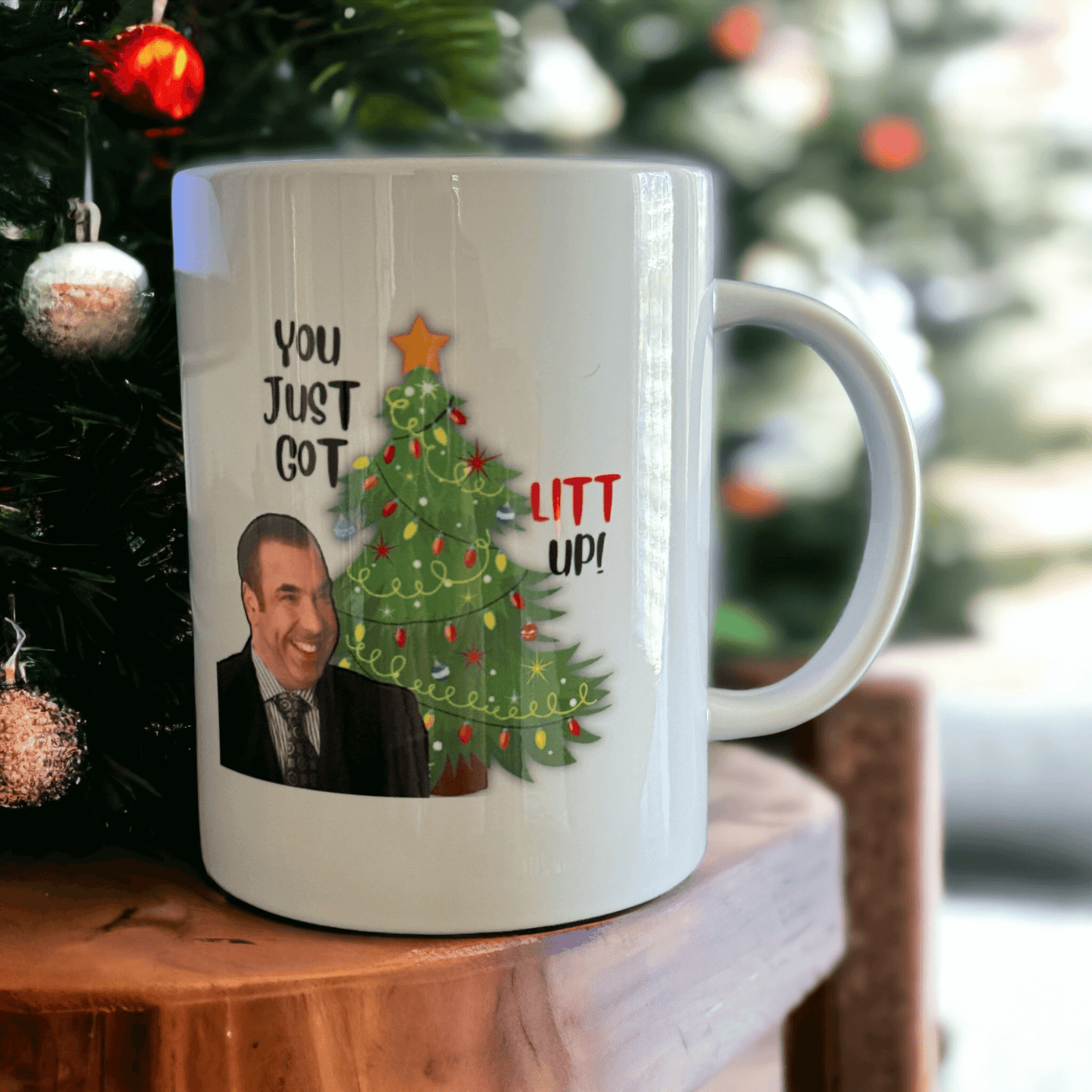 You Just Got Litt Up! Coffee Mug - Bold and Humorous Suits Mug