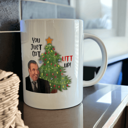 You Just Got Litt Up! Coffee Mug - Bold and Humorous Suits Mug