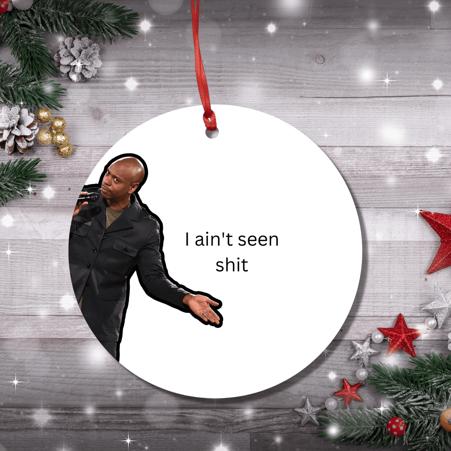 I Saw That Funny Christmas Ornament Dave Chappelle Jesus Ornament