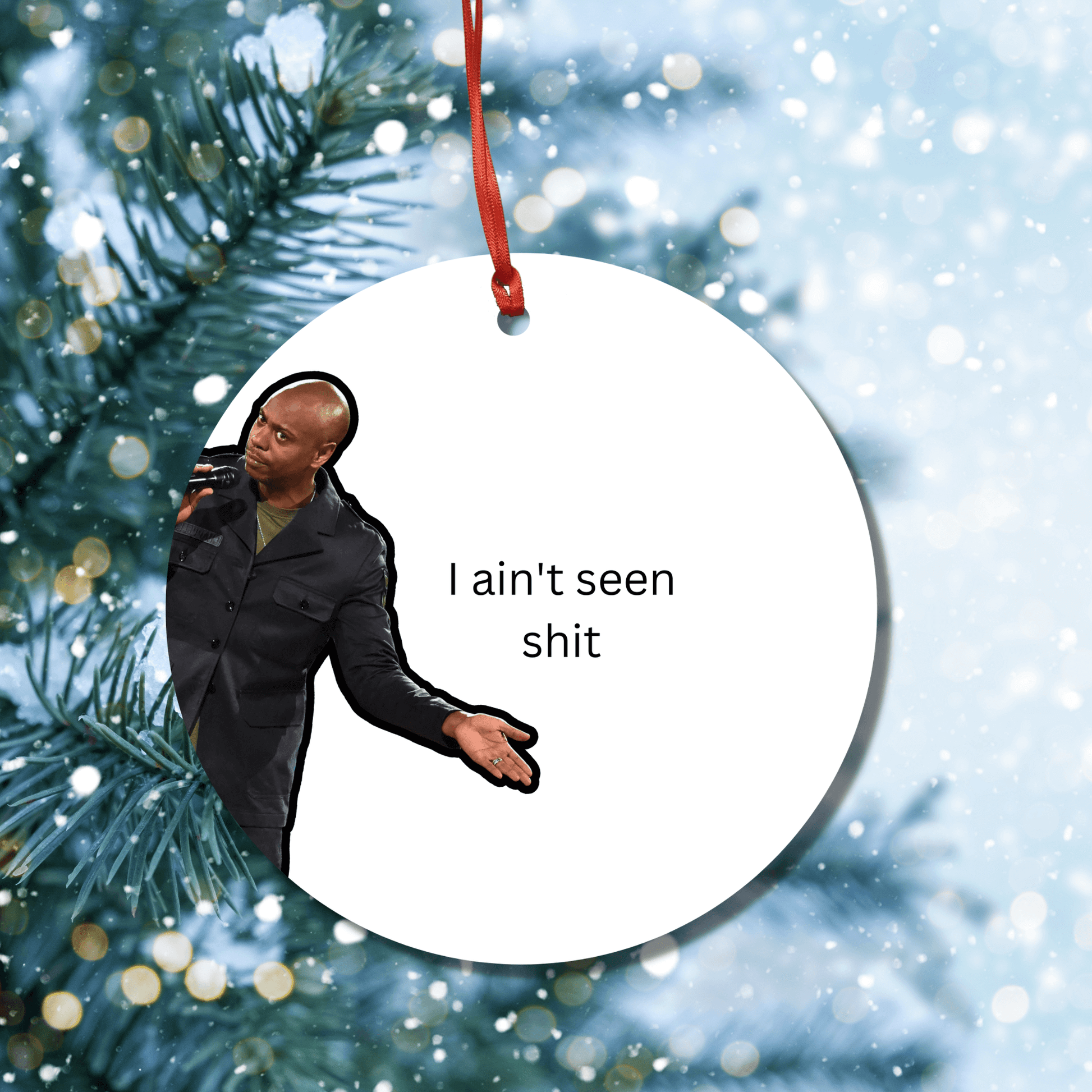 I Saw That Funny Christmas Ornament Dave Chappelle Jesus Ornament