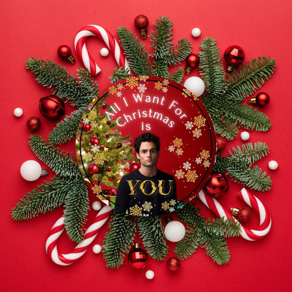 YOU Joe Goldberg Christmas Ornament All I Want Is You 2